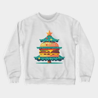 christmas tree burger Crewneck Sweatshirt